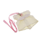 Max Small Pet Harness Vest Outdoor Walking Leash For Hamster Mouse Rat  Yellow