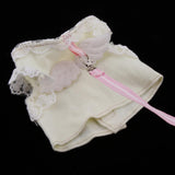 Max Small Pet Harness Vest Outdoor Walking Leash For Hamster Mouse Rat  Yellow