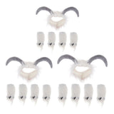 Max Funny Sheep Style Pet Headwear For Pet Halloween Christmas Costume Party S