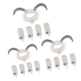 Max Funny Sheep Style Pet Headwear For Pet Halloween Christmas Costume Party S