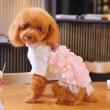 Max Dog Wedding Costume Pet Summer Dress For Pet Dog Birthday Wedding Party L