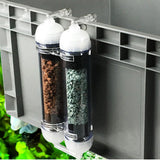 Max Clear Aquarium External Water Bottle Filter For Fish Tank 2 Filter Bottles