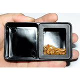 Max 5x Double Box Turtle Basin Reptile Feeder Box Insect Food Water Container