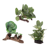 Max Resin Artifical Water Grass Plant For Reptile or Aquarium Tank Green Type 1