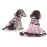 Max Lovely Sweet Dog Princess Dress Pet Summer Dress For Small Pet Puppy Pink XS