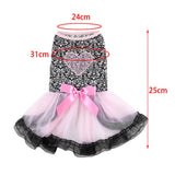 Max Lovely Sweet Dog Princess Dress Pet Summer Dress For Small Pet Puppy Pink XS