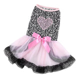 Max Lovely Sweet Dog Princess Dress Pet Summer Dress For Small Pet Puppy Pink XS
