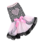 Max Lovely Sweet Dog Princess Dress Pet Summer Dress For Small Pet Puppy Pink XS