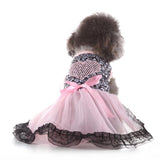 Max Lovely Sweet Dog Princess Dress Pet Summer Dress For Small Pet Puppy Pink XS