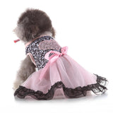 Max Lovely Sweet Dog Princess Dress Pet Summer Dress For Small Pet Puppy Pink XS