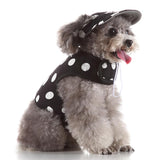 Max Pet Dog Vest Harness with Hat Pet Costume Party Clothes Round Dot-XS