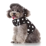 Max Pet Dog Vest Harness with Hat Pet Costume Party Clothes Round Dot-XS