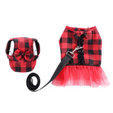 Max Dog Vest Harness w/ Hat Pet Costume Dress For Small Dog Puppy  Red Black-M