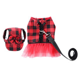 Max Dog Vest Harness w/ Hat Pet Costume Dress For Small Dog Puppy  Red Black-M