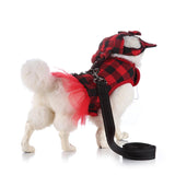 Max Dog Vest Harness w/ Hat Pet Costume Dress For Small Dog Puppy  Red Black-M