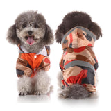 Max Pet Raincoat Outdoor Rainy Day Wear Appal For Dog Puppy Orange-S