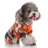 Max Pet Raincoat Outdoor Rainy Day Wear Appal For Dog Puppy Orange-S