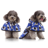 Max Pet Raincoat Outdoor Climbing Clothes For Small Pet Dog Puppy Blue-L