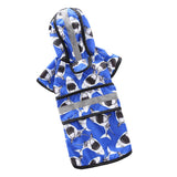 Max Pet Raincoat Outdoor Climbing Clothes For Small Pet Dog Puppy Blue-L