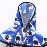 Max Pet Raincoat Outdoor Climbing Clothes For Small Pet Dog Puppy Blue-L