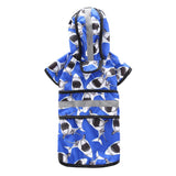 Max Pet Raincoat Outdoor Climbing Clothes For Small Pet Dog Puppy Blue-L
