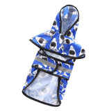 Max Pet Raincoat Outdoor Climbing Clothes For Small Pet Dog Puppy Blue-L