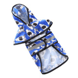 Max Pet Raincoat Outdoor Climbing Clothes For Small Pet Dog Puppy Blue-L