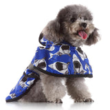 Max Pet Raincoat Outdoor Climbing Clothes For Small Pet Dog Puppy Blue-L