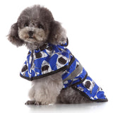 Max Pet Raincoat Outdoor Climbing Clothes For Small Pet Dog Puppy Blue-L