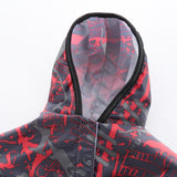 Max Pet Raincoat Outdoor Climbing Clothes For Small Pet Dog Puppy Red Black-L