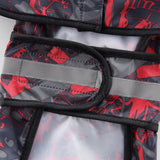 Max Pet Raincoat Outdoor Climbing Clothes For Small Pet Dog Puppy Red Black-L