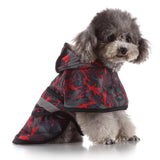 Max Pet Raincoat Outdoor Climbing Clothes For Small Pet Dog Puppy Red Black-L