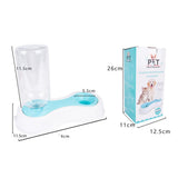 Max Automatic Pet Dog Cat Rabbit Water Dispenser Dish Bowl Feeder Antiskid Blue