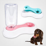 Max Automatic Pet Dog Cat Rabbit Water Dispenser Dish Bowl Feeder Antiskid Blue