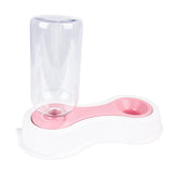 Max Automatic Pet Dog Cat Rabbit Water Dispenser Dish Bowl Feeder Antiskid Pink
