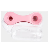 Max Automatic Pet Dog Cat Rabbit Water Dispenser Dish Bowl Feeder Antiskid Pink