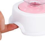 Max Automatic Pet Dog Cat Rabbit Water Dispenser Dish Bowl Feeder Antiskid Pink