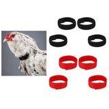 Max 5 Pcs Chicken Collar Anti Crow Rooster Collar For Poultry Chicken Duck Black
