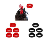 Max 5 Pcs Chicken Collar Anti Crow Rooster Collar For Poultry Chicken Duck Black