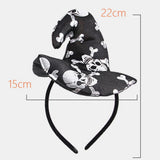 Max Cute Funny Pet Halloween Headwear For Small Dog Puppy Bone Head-Black