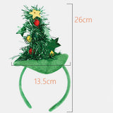 Max Cute Funny Pet Halloween Headwear For Small Dog Puppy Christmas Tree-Green