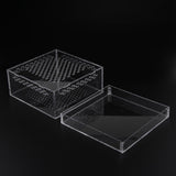 Max Durable Acrylic Pet Reptiles Worm Lizards Breeding Box Clear Tanks M