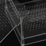 Max Durable Acrylic Pet Reptiles Worm Lizards Breeding Box Clear Tanks M
