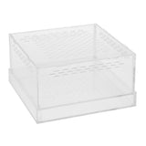 Max Durable Acrylic Pet Reptiles Worm Lizards Breeding Box Clear Tanks M