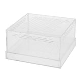 Max Durable Acrylic Pet Reptiles Worm Lizards Breeding Box Clear Tanks M