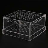 Max Durable Acrylic Pet Reptiles Worm Lizards Breeding Box Clear Tanks M