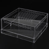 Max Durable Acrylic Pet Reptiles Worm Lizards Breeding Box Clear Tanks L