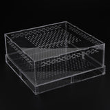 Max Durable Acrylic Pet Reptiles Worm Lizards Breeding Box Clear Tanks L