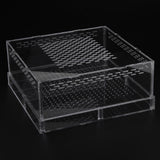 Max Durable Acrylic Pet Reptiles Worm Lizards Breeding Box Clear Tanks L