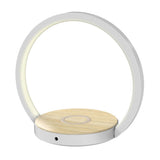 Maxbell Eye-caring Table Lamp with 3 Brightness Levels Touch Control Desk Lamp White